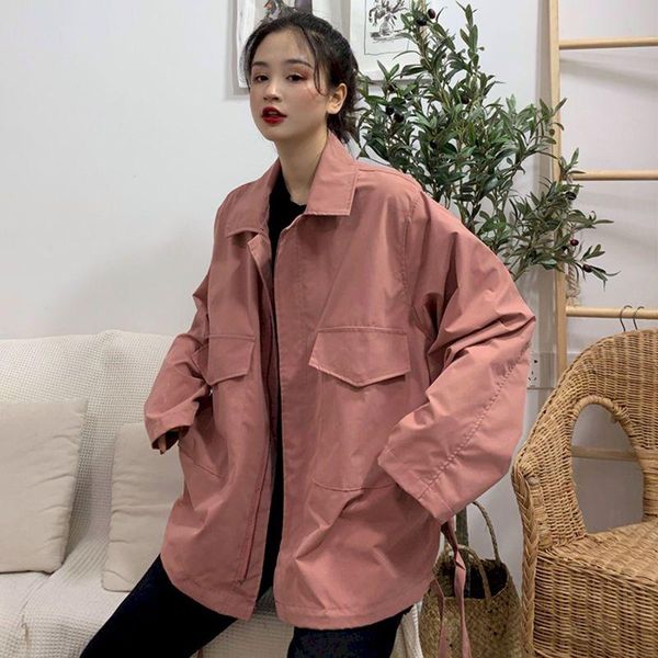 all-match jacket shirt female autumn student korean version loose ins tide solid color coat women's jackets, Black;brown
all-match jacket shirt female autumn student korean version loose ins tide solid color coat women's jackets, Black;brown