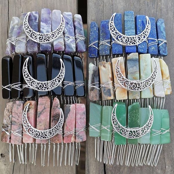 hair clips & barrettes bohemian raw crystal quartz tiara comb vintage antique moon hairpin clip wedding multicolor jewelry accessory, Golden;silver
hair clips & barrettes bohemian raw crystal quartz tiara comb vintage antique moon hairpin clip wedding multicolor jewelry accessory, Golden;silver