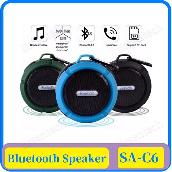 Waterproof C6 Bluetooth Stereo speaker wireless Outdoor Column Box bass Support TF card Portable Sucker speakers small sound
Waterproof C6 Bluetooth Stereo speaker wireless Outdoor Column Box bass Support TF card Portable Sucker speakers small sound