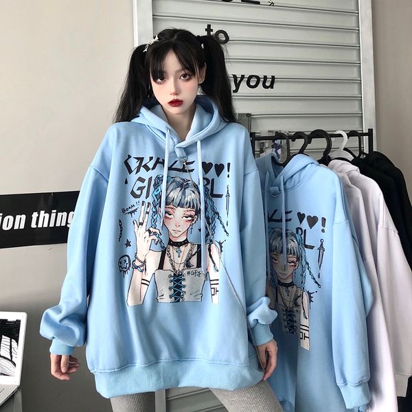 fashion womens hoodie 2021 new hip hop loose pullover harajuku cartoon print outdoor street style fashion sweatshirt, Black
fashion womens hoodie 2021 new hip hop loose pullover harajuku cartoon print outdoor street style fashion sweatshirt, Black