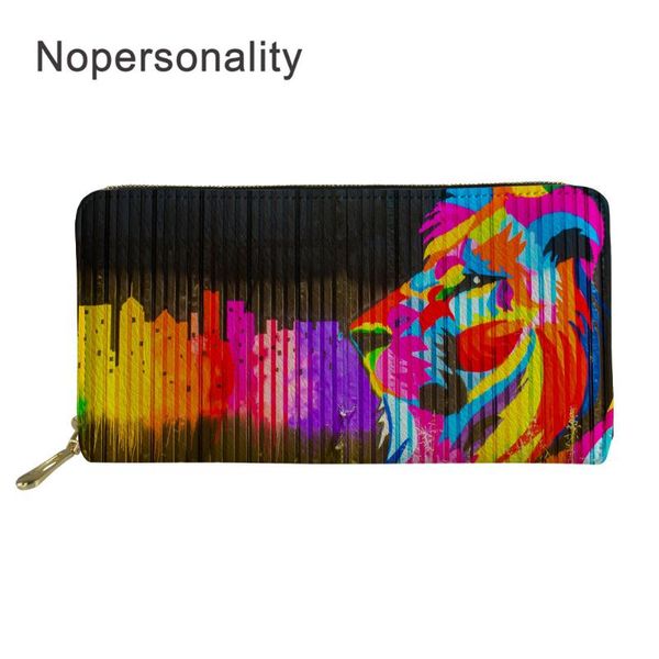 wallets nopersonality designer animal lion print women clutch female purse long zipper coin card holders, Red;black
wallets nopersonality designer animal lion print women clutch female purse long zipper coin card holders, Red;black