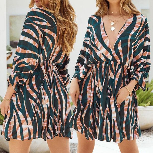 casual dresses autumn women dress 2021 striped long sleeve v-neck lace-up lantern ladies holiday vestidos female clothes, Black;gray
casual dresses autumn women dress 2021 striped long sleeve v-neck lace-up lantern ladies holiday vestidos female clothes, Black;gray