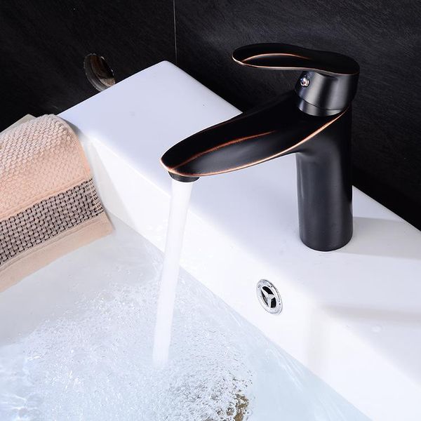 black brass waterfall bathroom sink faucet vessel tall bamboo water tap retro single hole basin faucets
black brass waterfall bathroom sink faucet vessel tall bamboo water tap retro single hole basin faucets