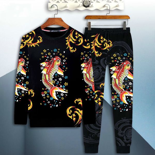 tracksuits 2021 new men's long-sleeved trousers spring, autumn and winter casual sportswear chinese style suit, Gray
tracksuits 2021 new men's long-sleeved trousers spring, autumn and winter casual sportswear chinese style suit, Gray