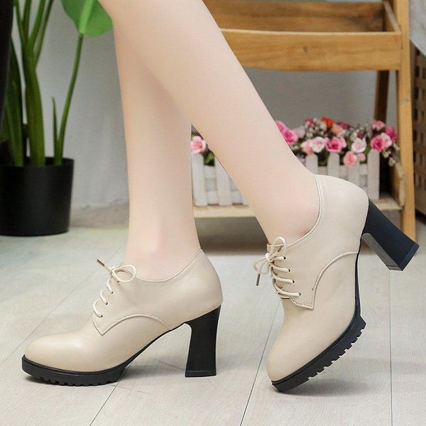 boots woman square heeled short botas solid color platform pu leather shoes nice women fashion high heels lace up ankle, Black
boots woman square heeled short botas solid color platform pu leather shoes nice women fashion high heels lace up ankle, Black
