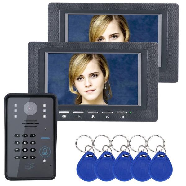 yobang security password rfid access ir camera 7''inch wired video door phone visual doorbell speakephone intercom system phones
yobang security password rfid access ir camera 7''inch wired video door phone visual doorbell speakephone intercom system phones
