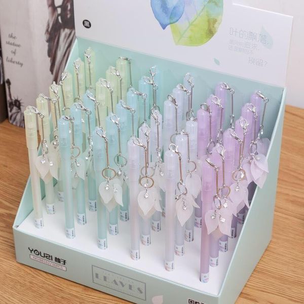 gel pens wholesale 36pcs kawaii ink pen lot fashion girl crystal leaf pendant for school office students stationary cute
gel pens wholesale 36pcs kawaii ink pen lot fashion girl crystal leaf pendant for school office students stationary cute