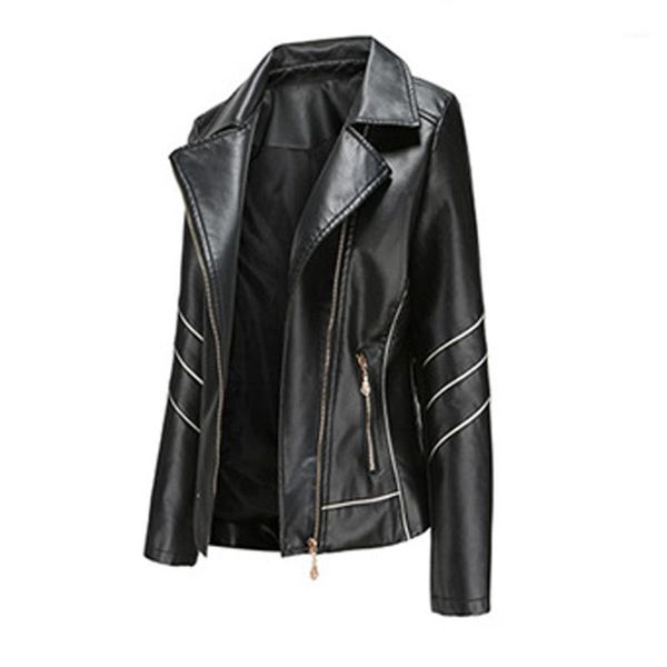 women's jackets women coat pu jacket casual spring autumn fashion trend versatile slim fit leather short lapel motorcycle#f3, Black;brown
women's jackets women coat pu jacket casual spring autumn fashion trend versatile slim fit leather short lapel motorcycle#f3, Black;brown