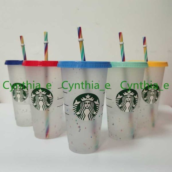 24oz/710ml starbucks rainbow plastic cup reusable clear drinking tumblers flat bottom cups pillar shape lid straw mug bardian6zwd6zwd
24oz/710ml starbucks rainbow plastic cup reusable clear drinking tumblers flat bottom cups pillar shape lid straw mug bardian6zwd6zwd