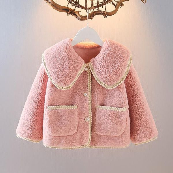 jackets 2021 autumn and winter thickening girls lapel small fragrant wind wool sweater coat for middle children, Blue;gray
jackets 2021 autumn and winter thickening girls lapel small fragrant wind wool sweater coat for middle children, Blue;gray