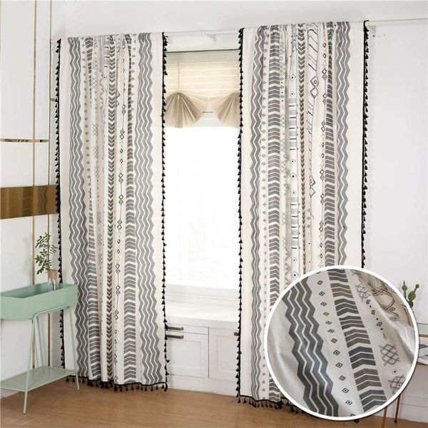 curtain & drapes 1 panel bohemian geometric printed cotton linen for living room bedroom tassels rods windows home decor
curtain & drapes 1 panel bohemian geometric printed cotton linen for living room bedroom tassels rods windows home decor