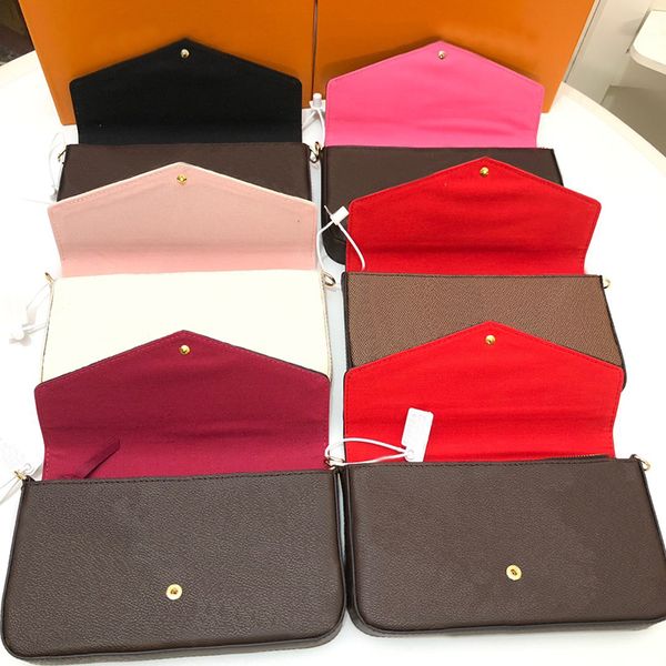 classic evening lady clutch bags handbags purses womens chain crossbody shoulder bag three-piece combination purse with original box date co 
classic evening lady clutch bags handbags purses womens chain crossbody shoulder bag three-piece combination purse with original box date co