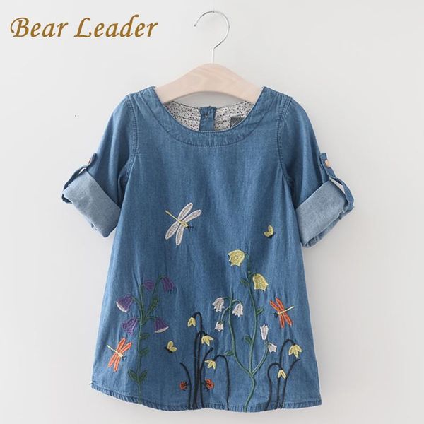 t-shirts bear leader girls denim dress children clothing autumn casual style clothes butterfly embroidery kids 5ld4, Blue
t-shirts bear leader girls denim dress children clothing autumn casual style clothes butterfly embroidery kids 5ld4, Blue