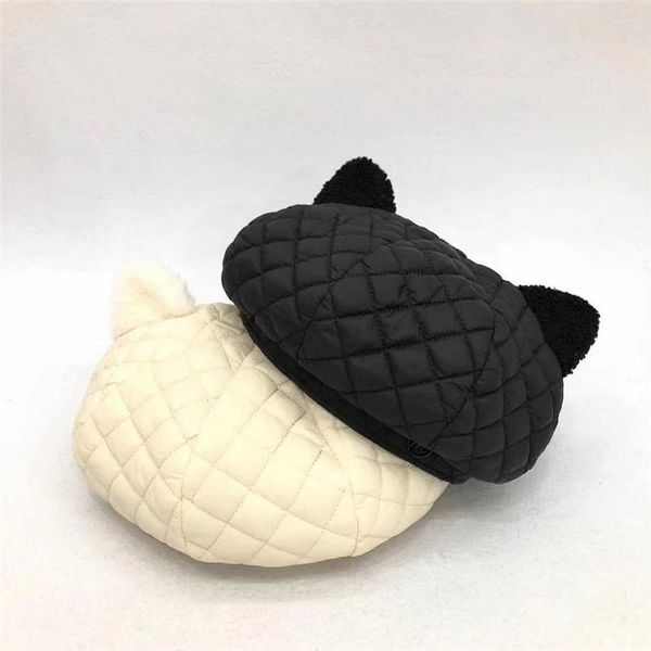 beanie/skull caps 2021 spring cat ears cotton ladies fashion hat lattice straight outdoor leisure foldable travel female, Blue;gray
beanie/skull caps 2021 spring cat ears cotton ladies fashion hat lattice straight outdoor leisure foldable travel female, Blue;gray