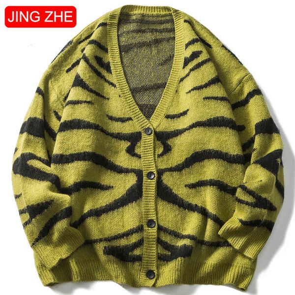 jing zhe knitted cardigan sweater women men casual loose stripe green cardigans harajuku v-neck button knitwear female, White;black
jing zhe knitted cardigan sweater women men casual loose stripe green cardigans harajuku v-neck button knitwear female, White;black
