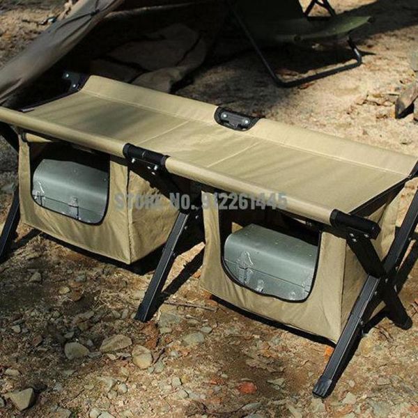 camp furniture outdoor picnic camping aluminum alloy folding chair portable garden bench terrace