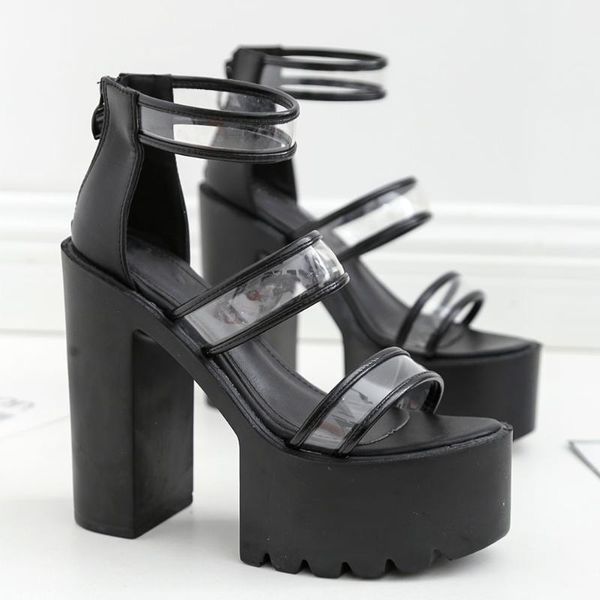 dress shoes ribetrini open toe platform high heels zipper pvc summer women sandals 2021 black party clubwear trendy brand
dress shoes ribetrini open toe platform high heels zipper pvc summer women sandals 2021 black party clubwear trendy brand