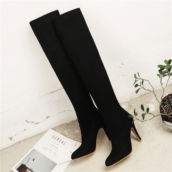 2021 women fetish over the knee boots high heels stiletto purple yellow long thigh booties peach red 1, Black
2021 women fetish over the knee boots high heels stiletto purple yellow long thigh booties peach red 1, Black
