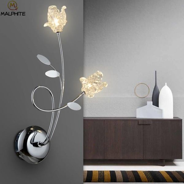 wall lamp nordic crystal flower led indoor lamps deco living room lighting luminaire modern light for bedroom fixture
wall lamp nordic crystal flower led indoor lamps deco living room lighting luminaire modern light for bedroom fixture