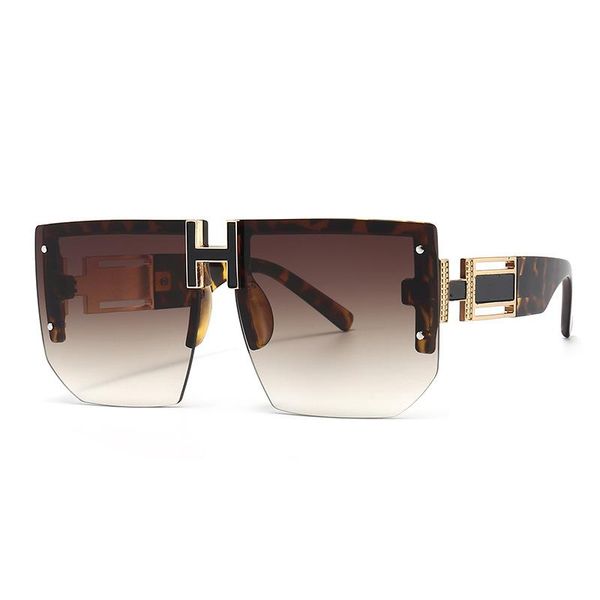 sunglasses designer rimless oversized women men fashion vintage travel square flat sun glasses uv400 eyewear, White;black
sunglasses designer rimless oversized women men fashion vintage travel square flat sun glasses uv400 eyewear, White;black