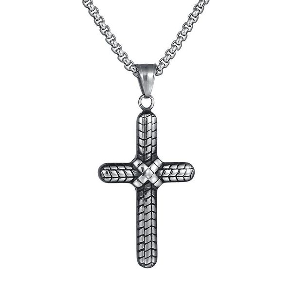 stainless steel crucifix link chain necklaces delicate cross pendant necklace body accessory 24", Silver
stainless steel crucifix link chain necklaces delicate cross pendant necklace body accessory 24", Silver