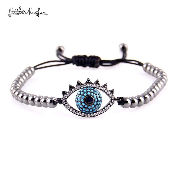 charm bracelets wml fashion zircon eye series charms copper beads braided macrame women & bangles for jewelry, Golden;silver
charm bracelets wml fashion zircon eye series charms copper beads braided macrame women & bangles for jewelry, Golden;silver