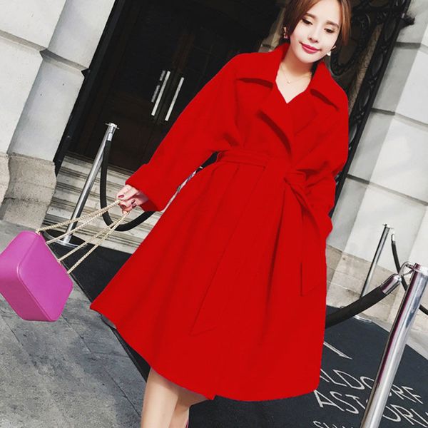 women's wool & blends women coat female spring autumn jacket fashion overcoat high-end woolen plus size clothing b652 cgu2, Black
women's wool & blends women coat female spring autumn jacket fashion overcoat high-end woolen plus size clothing b652 cgu2, Black