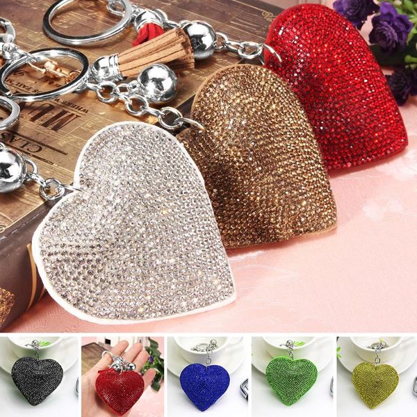 keychains 1pc heart shaped crystal rhinestone handbag keyfob pendant keychain bag keyring key chain, Silver
keychains 1pc heart shaped crystal rhinestone handbag keyfob pendant keychain bag keyring key chain, Silver