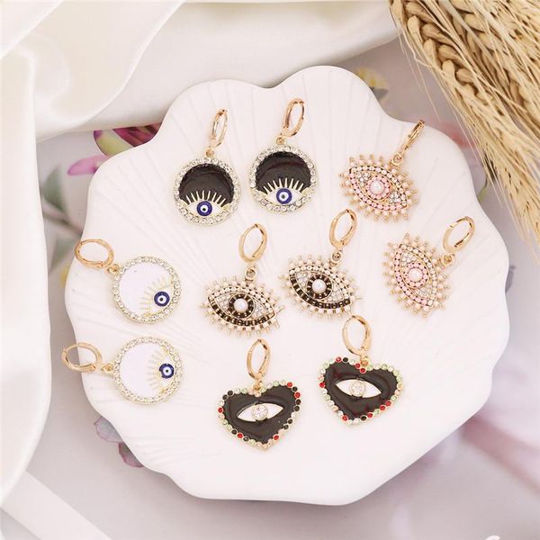 hoop & huggie 1pair bohemia pearl evil eye earrings for women vintage hollow rhinestone waterdrop blue turkey jewelry e828, Golden;silver
hoop & huggie 1pair bohemia pearl evil eye earrings for women vintage hollow rhinestone waterdrop blue turkey jewelry e828, Golden;silver
