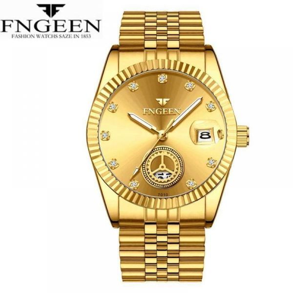 wristwatches luxury quartz watches men relogio masculino brand fngeen business male clock waterproof date wristwatch saat reloj montre, Slivery;brown
wristwatches luxury quartz watches men relogio masculino brand fngeen business male clock waterproof date wristwatch saat reloj montre, Slivery;brown