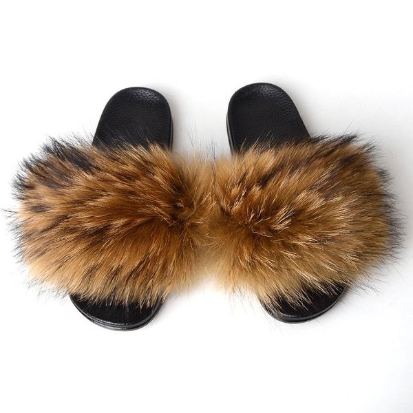 slippers women's fur slipper real raccoon fashion style furry slides soft warm big fluffy shoes wholesale, Black
slippers women's fur slipper real raccoon fashion style furry slides soft warm big fluffy shoes wholesale, Black