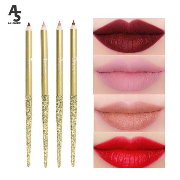 lip pencils 1pcs cosmetic lipstick pen professional lipliner waterproof lady charming matte liner pencil contour makeup tools
lip pencils 1pcs cosmetic lipstick pen professional lipliner waterproof lady charming matte liner pencil contour makeup tools