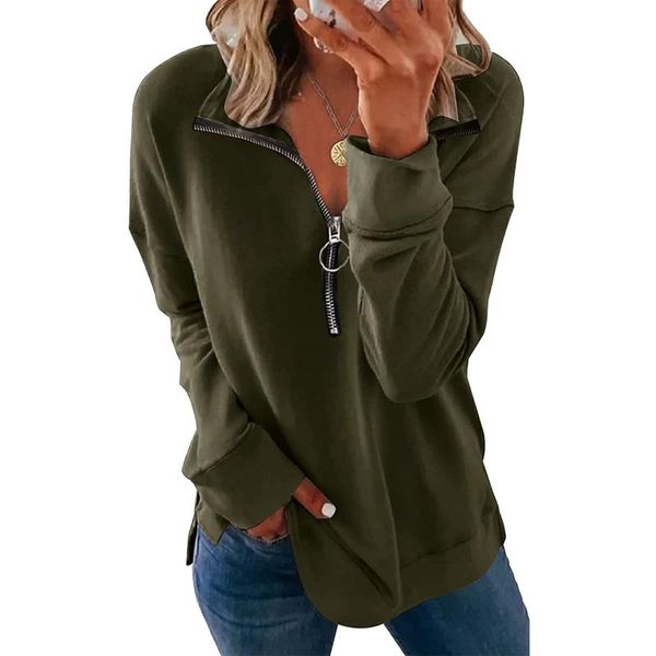 women's hoodies & sweatshirts women autumn casual sweatshirt adults solid color long sleeve lapel zipper pullover fall clothes for jack, Black
women's hoodies & sweatshirts women autumn casual sweatshirt adults solid color long sleeve lapel zipper pullover fall clothes for jack, Black