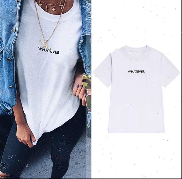women whatever letters tshirt cotton casual funny t shirt for lady yong girl hipster tumblr ins drop ship, White
women whatever letters tshirt cotton casual funny t shirt for lady yong girl hipster tumblr ins drop ship, White