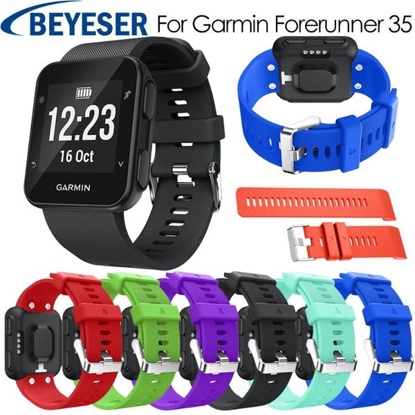 watch bands silicone strap for garmin forerunner 35 band replaceable wrist wristband bracelet watchband, Black;brown
watch bands silicone strap for garmin forerunner 35 band replaceable wrist wristband bracelet watchband, Black;brown