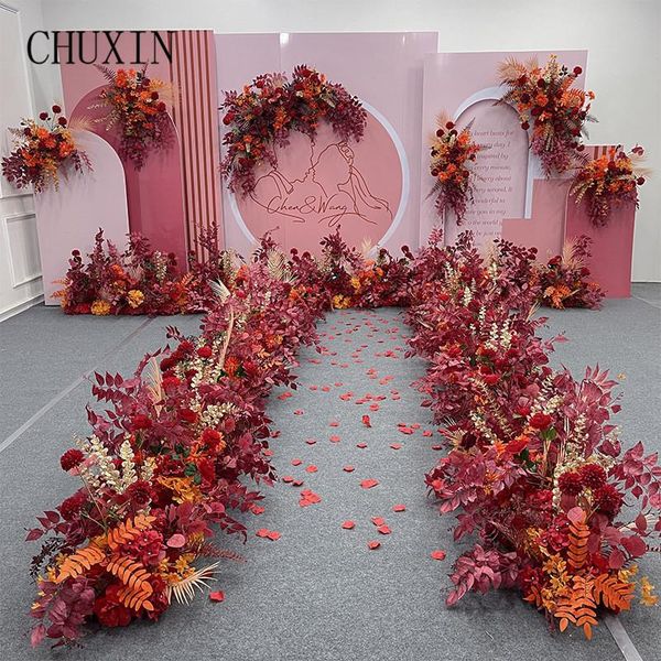decorative flowers & wreaths chinese style wedding ceremony flower arrangement large event stage background artificial row triangle floral d
decorative flowers & wreaths chinese style wedding ceremony flower arrangement large event stage background artificial row triangle floral d