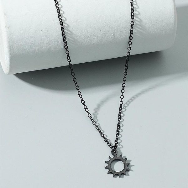 pendant necklaces stainless steel necklace black silver color circle irregular sun hollow out round for men women couple jewelry
pendant necklaces stainless steel necklace black silver color circle irregular sun hollow out round for men women couple jewelry