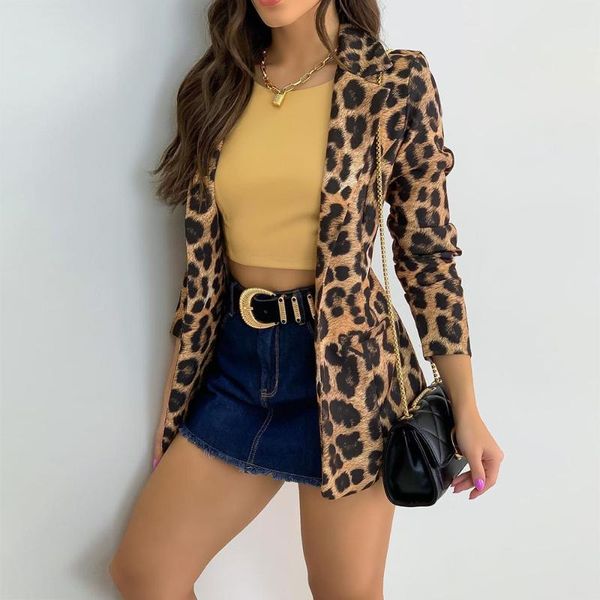 women's jackets fashion trend women lapel leopard print long sleeves suit jacket elegant fall winter office lady cardigan coat casual s, Black;brown
women's jackets fashion trend women lapel leopard print long sleeves suit jacket elegant fall winter office lady cardigan coat casual s, Black;brown