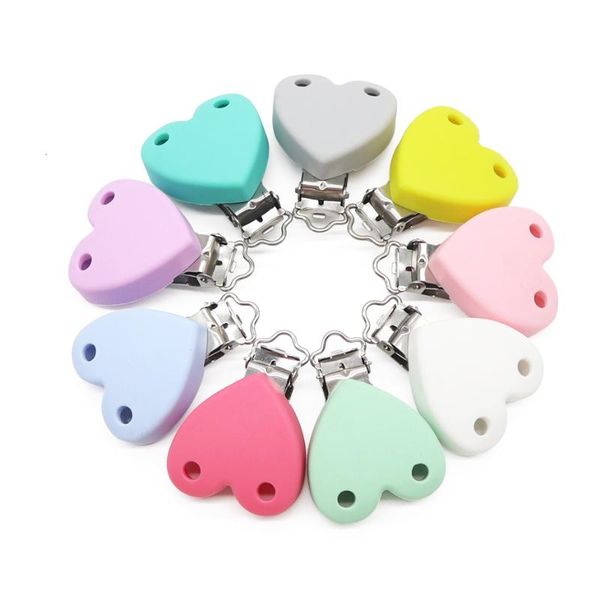 pacifiers# 3pc heart shaped pacifier clips bpa silicone bead baby teether teething accessories soother holder diy tool
pacifiers# 3pc heart shaped pacifier clips bpa silicone bead baby teether teething accessories soother holder diy tool