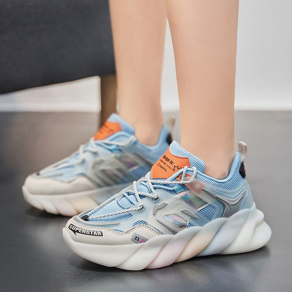 464748 size internet new rainbow fried street dad shoes womens 2021 summer thick bottom breathable sports casual white shoes womens shoe, Black;white
464748 size internet new rainbow fried street dad shoes womens 2021 summer thick bottom breathable sports casual white shoes womens shoe, Black;white