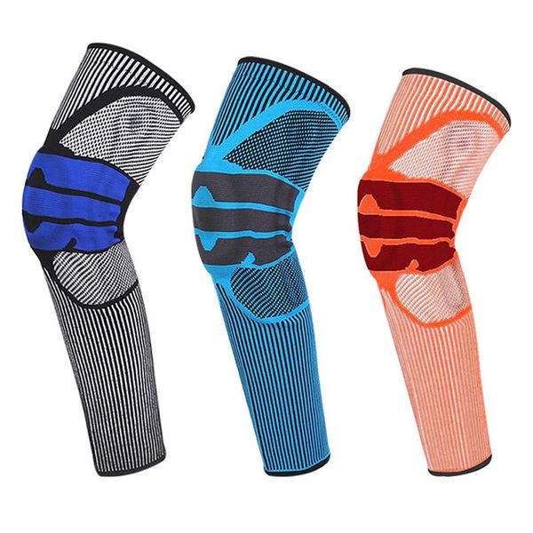 pair adjustable long knee support brace guard protector pad sports work sleeve protective accessories elbow & pads, Black;gray
pair adjustable long knee support brace guard protector pad sports work sleeve protective accessories elbow & pads, Black;gray