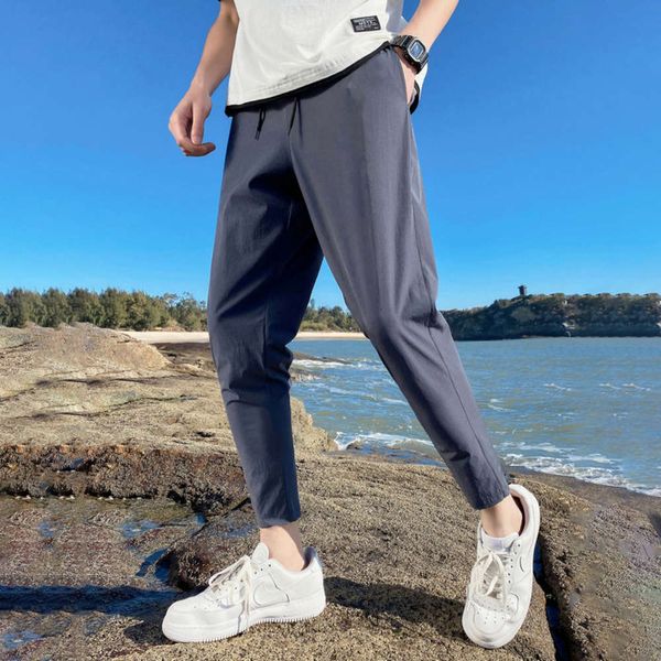 shorts spring and summer men's sports outdoor leisure ice pants fashion trend capris loose large leggings, White;black
shorts spring and summer men's sports outdoor leisure ice pants fashion trend capris loose large leggings, White;black