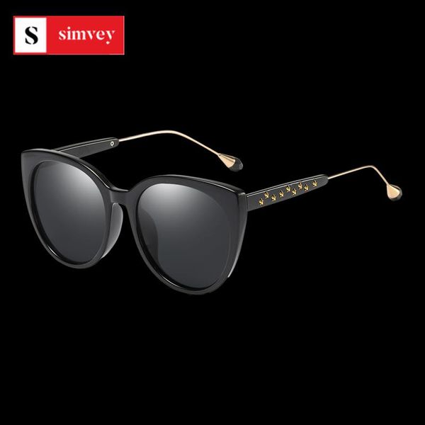 simvey 2020 stylish oversized cat eye sunglasses for women brand designer ladies polarized sunglasses uv protection, White;black
simvey 2020 stylish oversized cat eye sunglasses for women brand designer ladies polarized sunglasses uv protection, White;black