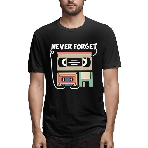 men's t-shirts men fashion graphic never forget retro vintage cassette tape poster printed youth casual t-shirt, White;black
men's t-shirts men fashion graphic never forget retro vintage cassette tape poster printed youth casual t-shirt, White;black
