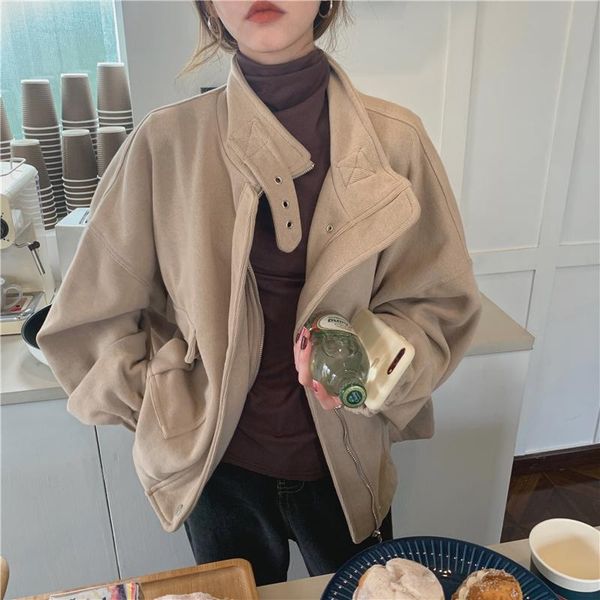 winter coat womens oversize fashion cashmere wool coats outerwear female short thickening warm woolen overcoat women trench women's jac, Black;brown
winter coat womens oversize fashion cashmere wool coats outerwear female short thickening warm woolen overcoat women trench women's jac, Black;brown