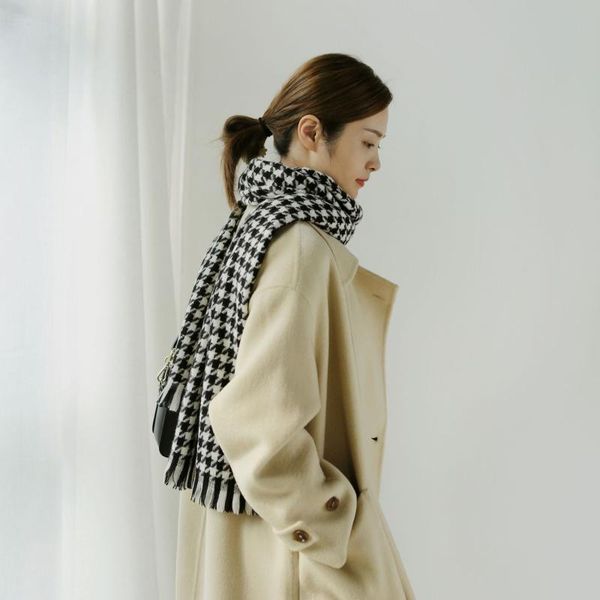 scarves 2021 autumn and winter thousand bird lattice scarf female imitation cashmere warm tassel shawl thickened bib, Blue;gray
scarves 2021 autumn and winter thousand bird lattice scarf female imitation cashmere warm tassel shawl thickened bib, Blue;gray