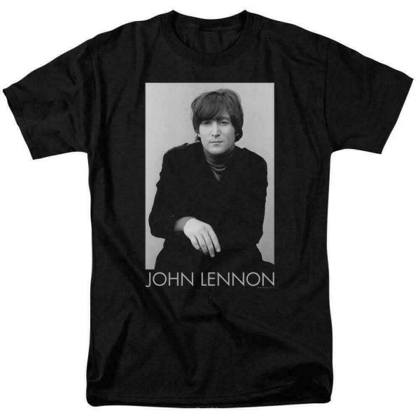 john lennon ex beatle t shirt licensed strawberry fields forever help rock black, White;black
john lennon ex beatle t shirt licensed strawberry fields forever help rock black, White;black