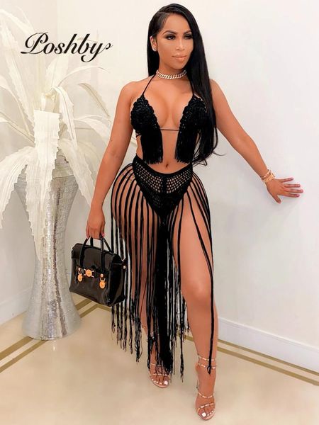 poshby summer women handmade crochet tassel beachwear 2 pcs set 2021 bra short bottom bikini swimwear cover up one-piece suits
poshby summer women handmade crochet tassel beachwear 2 pcs set 2021 bra short bottom bikini swimwear cover up one-piece suits
