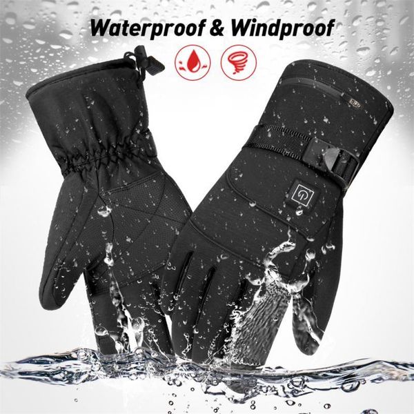 cycling gloves winter heated waterproof 3.7v usb rechargeable battery powered hand warmer outdoor skiing thermal fleece, Black
cycling gloves winter heated waterproof 3.7v usb rechargeable battery powered hand warmer outdoor skiing thermal fleece, Black