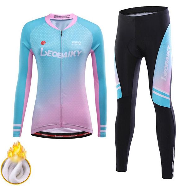 racing sets pro team winter thermal fleece cycling clothes women long sleeve riding suits outdoor mountain bike jersey set mtb bicycle wear, Black;blue
racing sets pro team winter thermal fleece cycling clothes women long sleeve riding suits outdoor mountain bike jersey set mtb bicycle wear, Black;blue